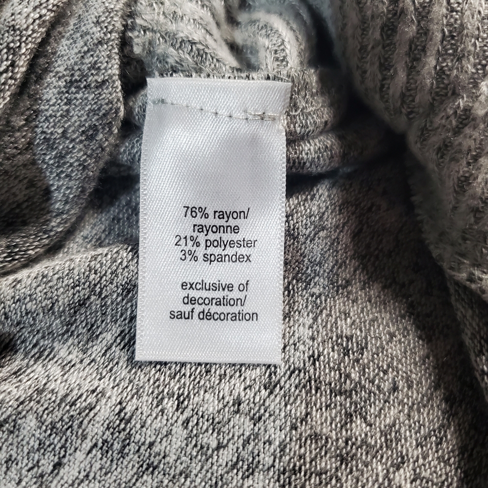 Maurices Gray Leopard Print Sweater - Picture 6 of 8